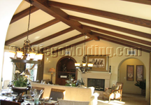 Faux wood beams